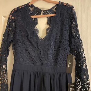 Lulu's Blue Dress sz XL